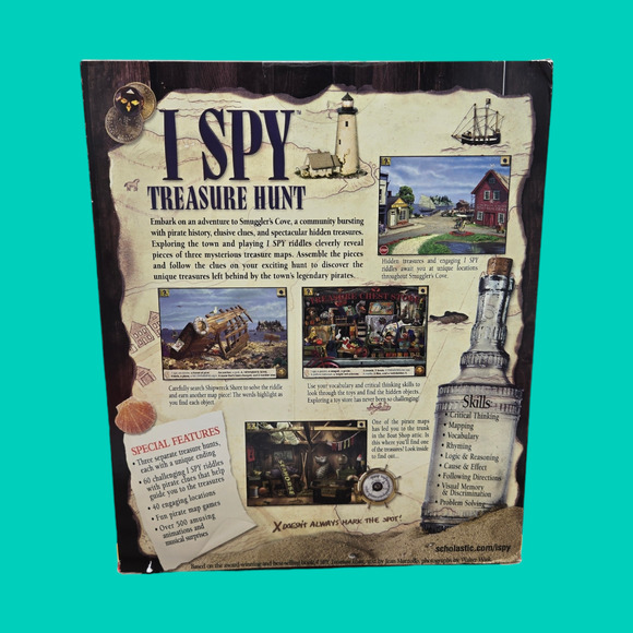 Halloween Scholastic 1st Print 1996 Spooky Night Book & Two I Spy CD-ROM Games - Picture 12 of 16